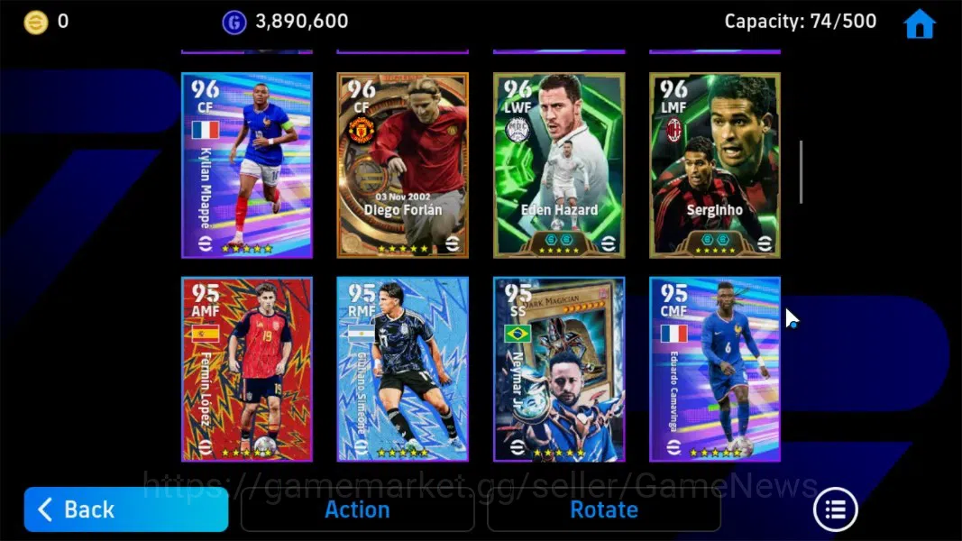 eFootball Accounts Android|2BigTime K.Kvaratskhella,Diego Forlan,Epic image 7