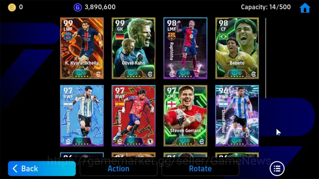 eFootball Accounts Android|2BigTime K.Kvaratskhella,Diego Forlan,Epic image 8
