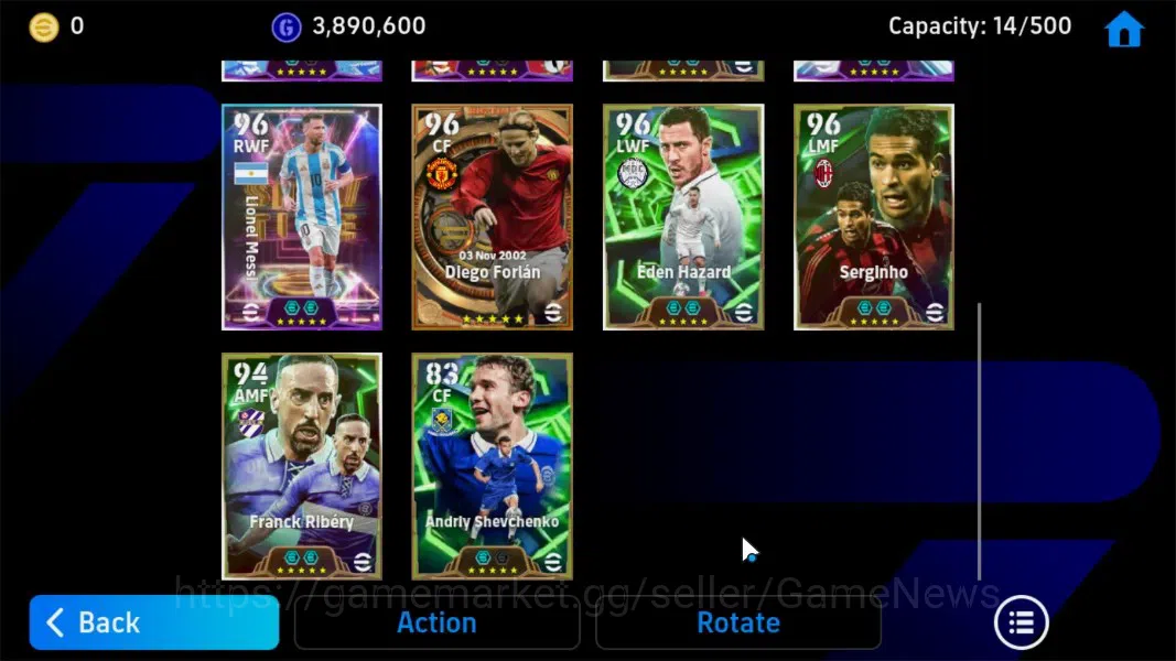 eFootball Accounts Android|2BigTime K.Kvaratskhella,Diego Forlan,Epic image 9