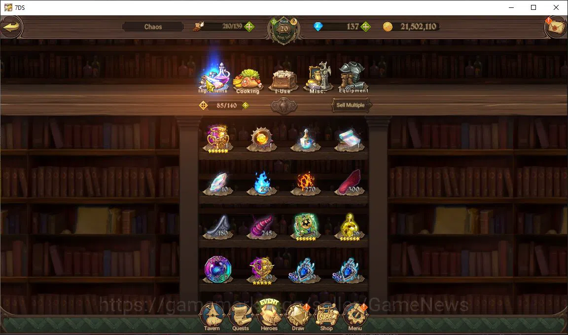 The Seven Deadly Sins: Grand Cross Accounts Global|1,5M CC|Starter Ch 5|137 DM+101 LS|4 UR| Me image 7