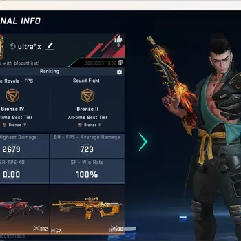 Blood Strike Accounts Others ASIA|Eternal Gun:MP7-Bruning|3 Ultra Gun|Check SS BS3603B