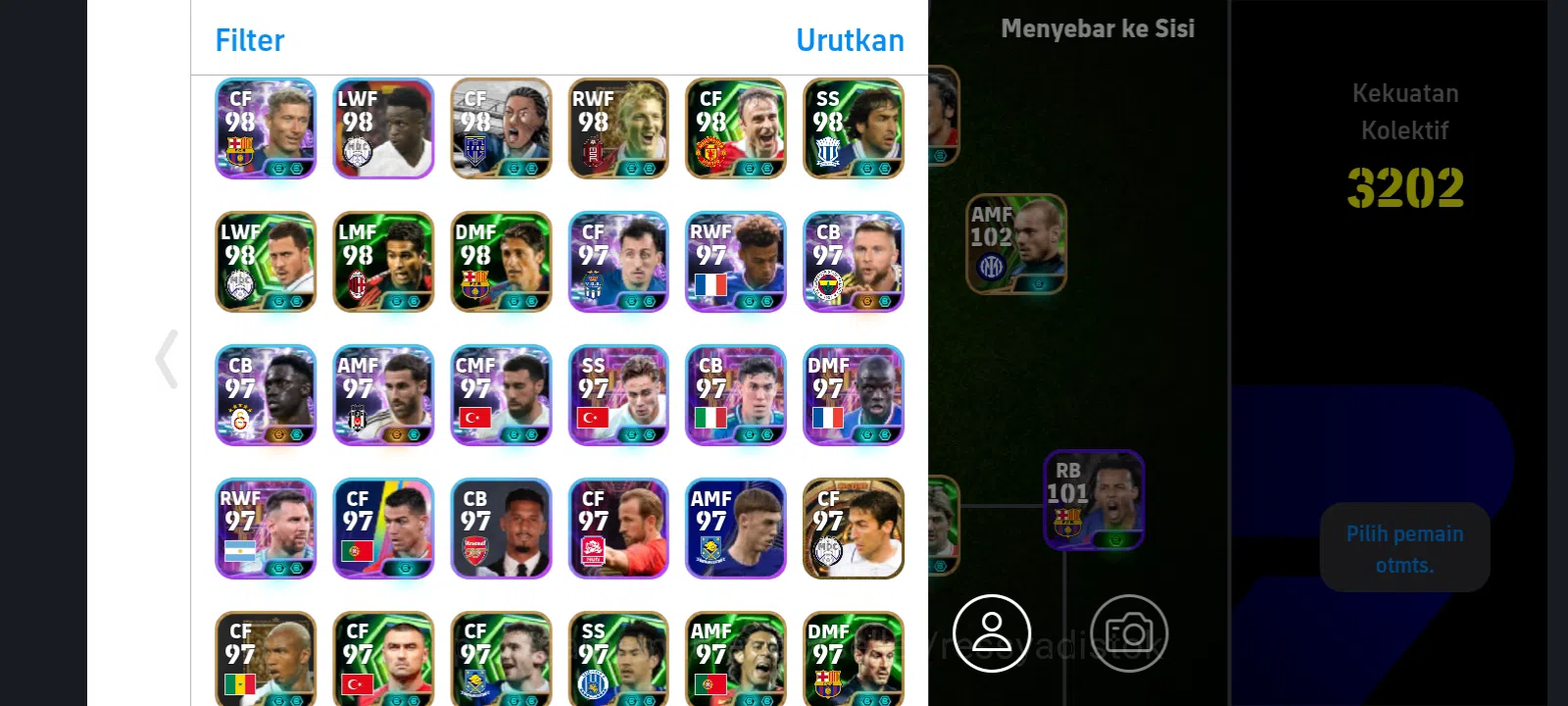 eFootball Accounts Legends & Iconic Players EFOOTBALL 2026 | PATRICK VIERA, SMOTT MCTOMINAY, IVAN CORDOBA, G BATISTUTA 2