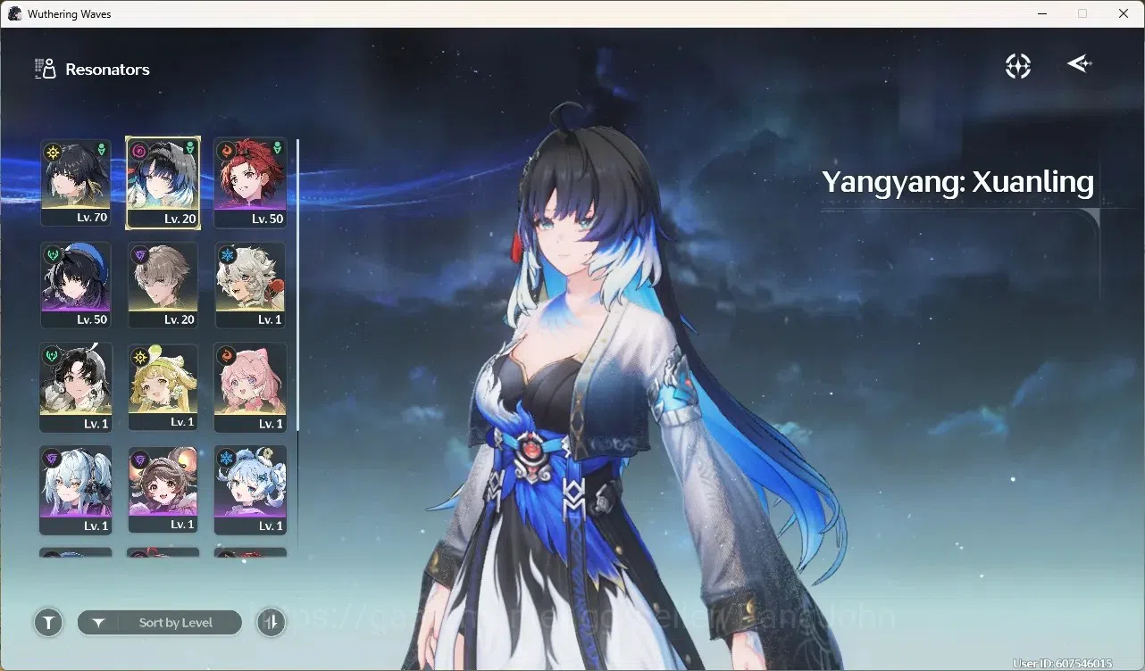 Wuthering Waves Accounts Starter EU|UL 49|Rank 5|2 Char Limited[Yangyang:Xuanling]+Sign,Xiangli Yao|716Astrite|Mc Female 2