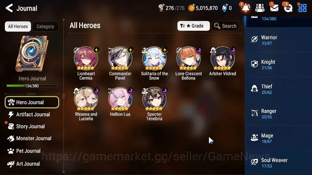 Epic Seven Accounts GLOBAL Unverif|New Era|8 ML(Rhiana N Luciel,LC Bel image 6