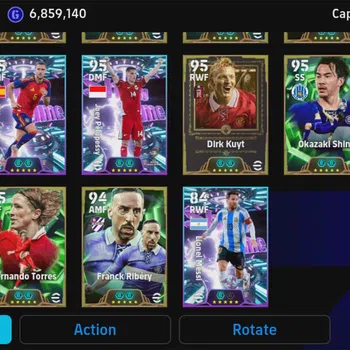 eFootball Accounts Others Mobile|PW 3234|New Lionel Messi Big T,Fabio Cannavaro Epic,Marcel Desailly Epic,Johan Cruyff