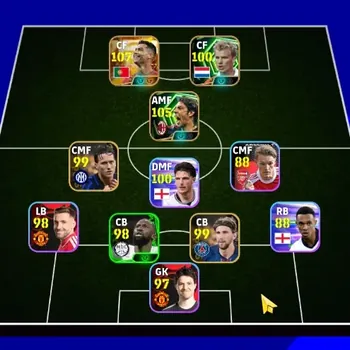 eFootball Accounts Legends & Iconic Players Android|Big Time Cristiano Ronaldo 23 Jun'26|Epic Raul Costa,Dennis