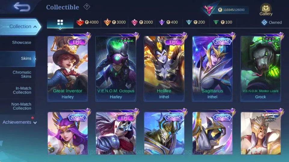 Mobile Legends: Bang Bang Accounts Global|Skin 399|Exalted|KOF Karina,SaintSeiya Vali image 11