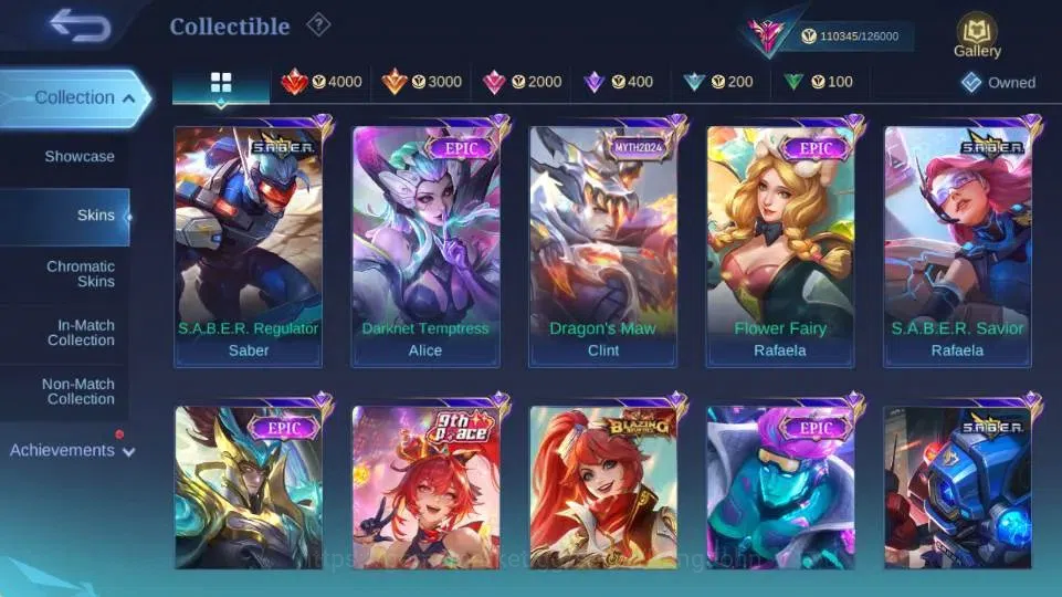 Mobile Legends: Bang Bang Accounts Global|Skin 399|Exalted|KOF Karina,SaintSeiya Vali image 14