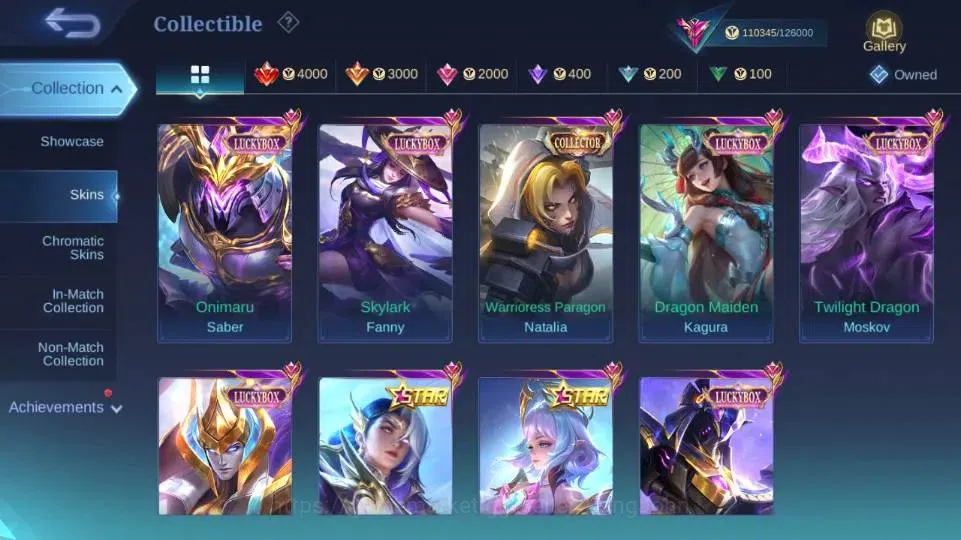 Mobile Legends: Bang Bang Accounts Global|Skin 399|Exalted|KOF Karina,SaintSeiya Vali image 16