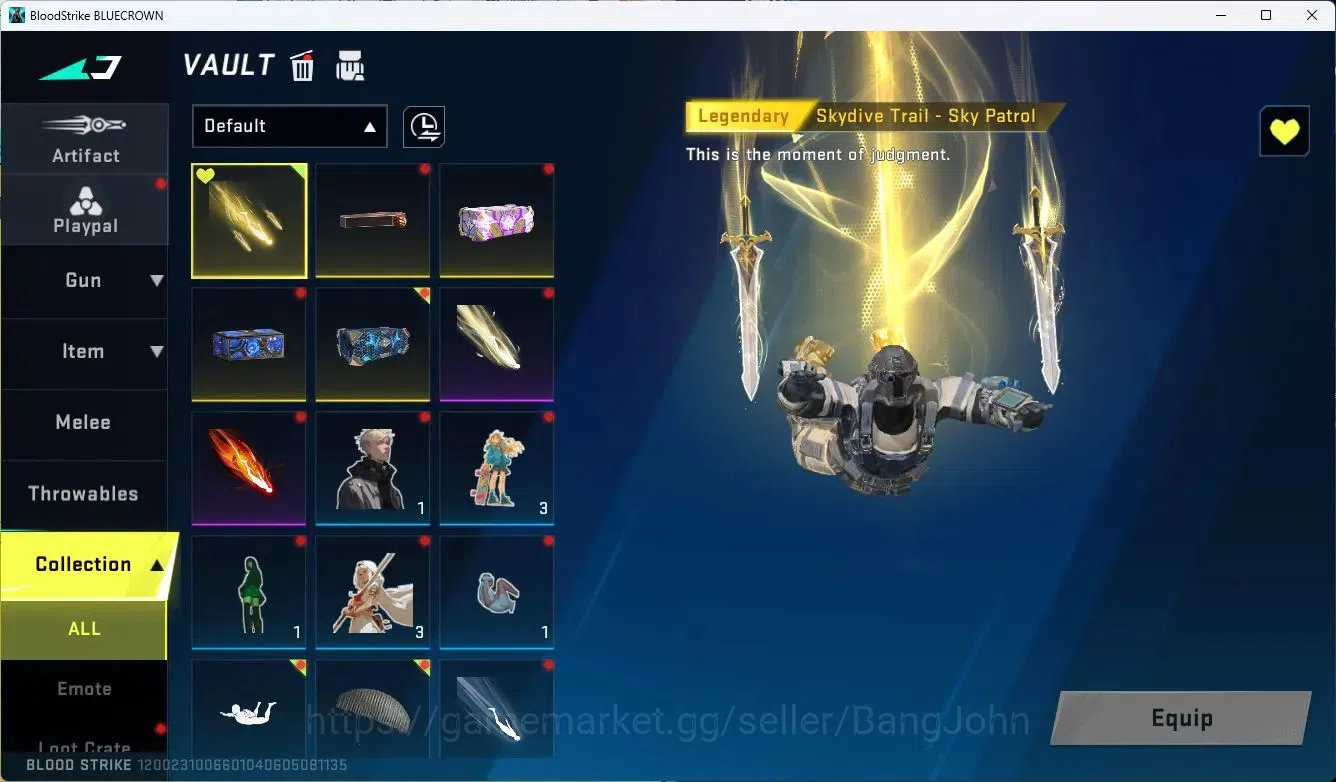 Blood Strike Accounts ASIA |COLLAB=AK47,KAG-6,M700|ULTRA=P90|MORE DETAIL image 12