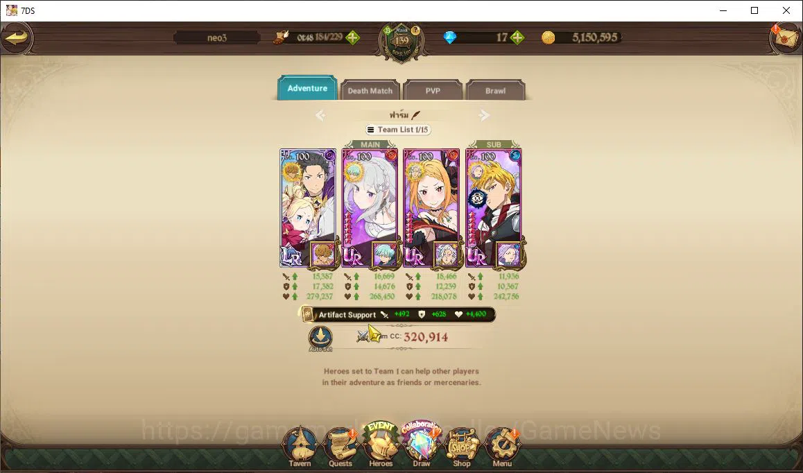 The Seven Deadly Sins: Grand Cross Accounts Asia|10 M CC|111 Ls|10 LR+8 UR+Many Collab|Roxy,Go image 12