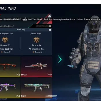 Blood Strike Accounts Starter ASIA|Starter|ULTRA Butterfly Knife|2 AOT: M4A1,Paypal|2 ULTRA: Galil,ETHAN Raid Mask|8