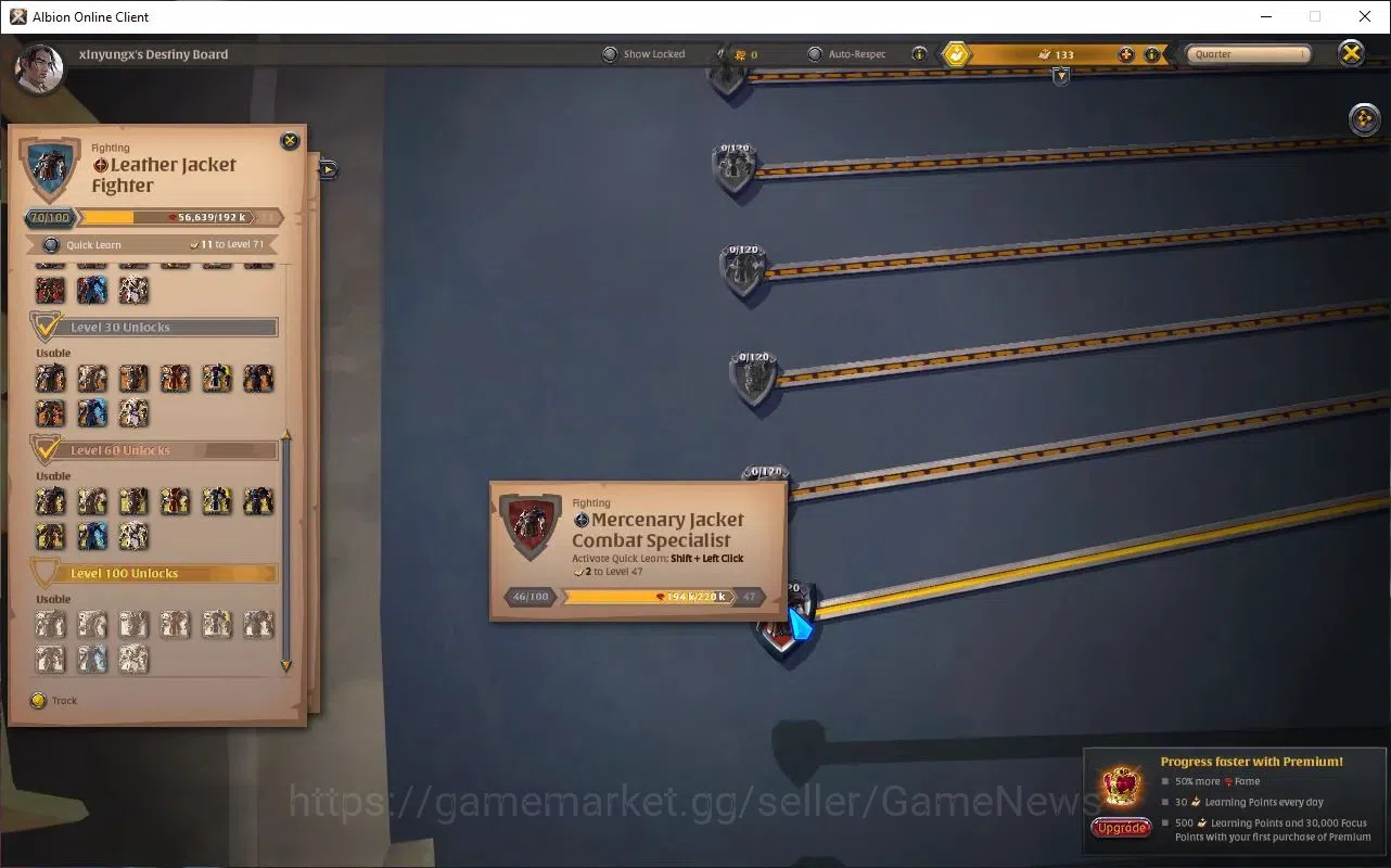 Albion Online Accounts ASIA | 2,89M Total Fame - 10M Silver | T8 Ore Mine image 4