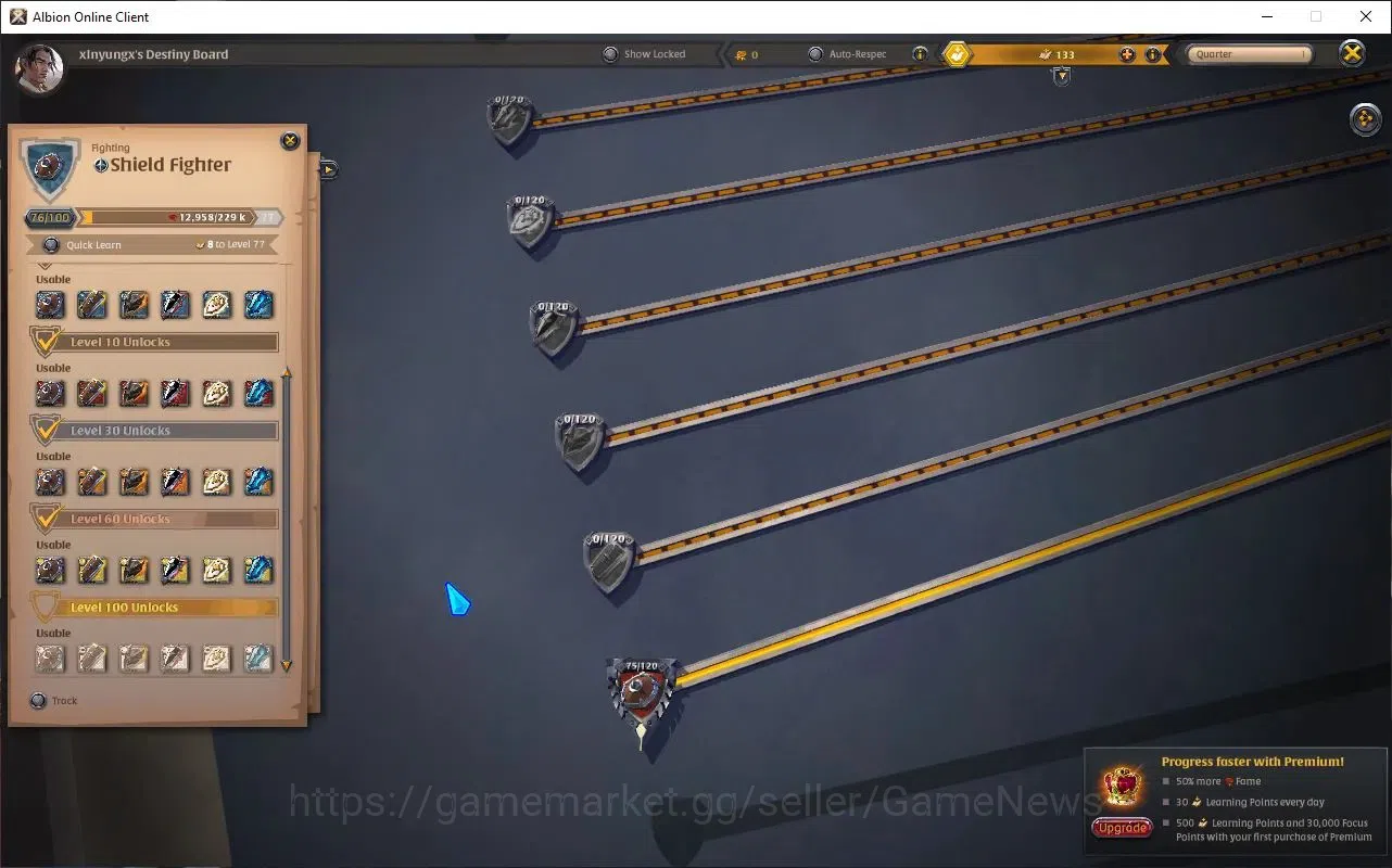 Albion Online Accounts ASIA | 2,89M Total Fame - 10M Silver | T8 Ore Mine image 5