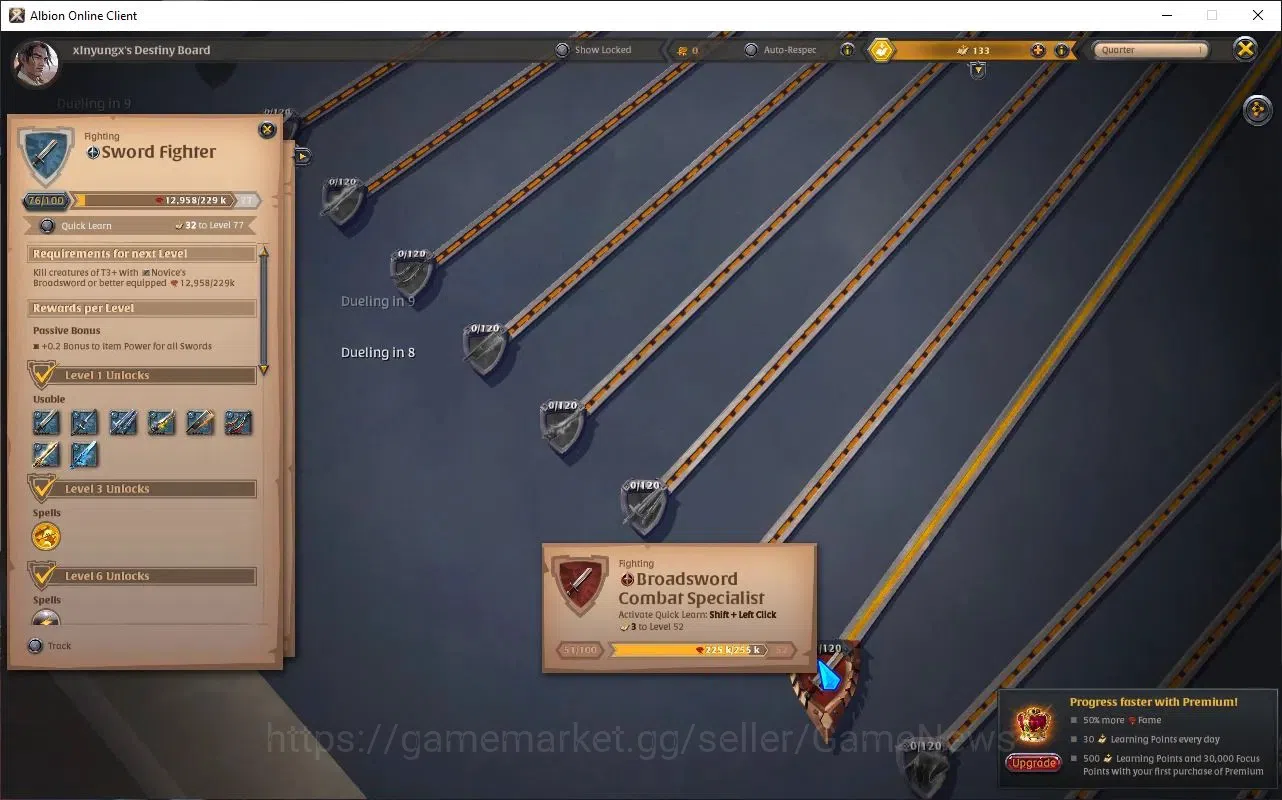 Albion Online Accounts ASIA | 2,89M Total Fame - 10M Silver | T8 Ore Mine image 6