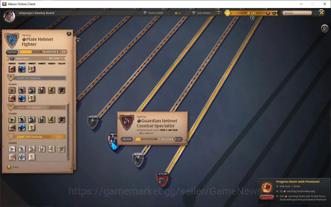 Albion Online Accounts ASIA | 2,89M Total Fame - 10M Silver | T8 Ore Mine image 7