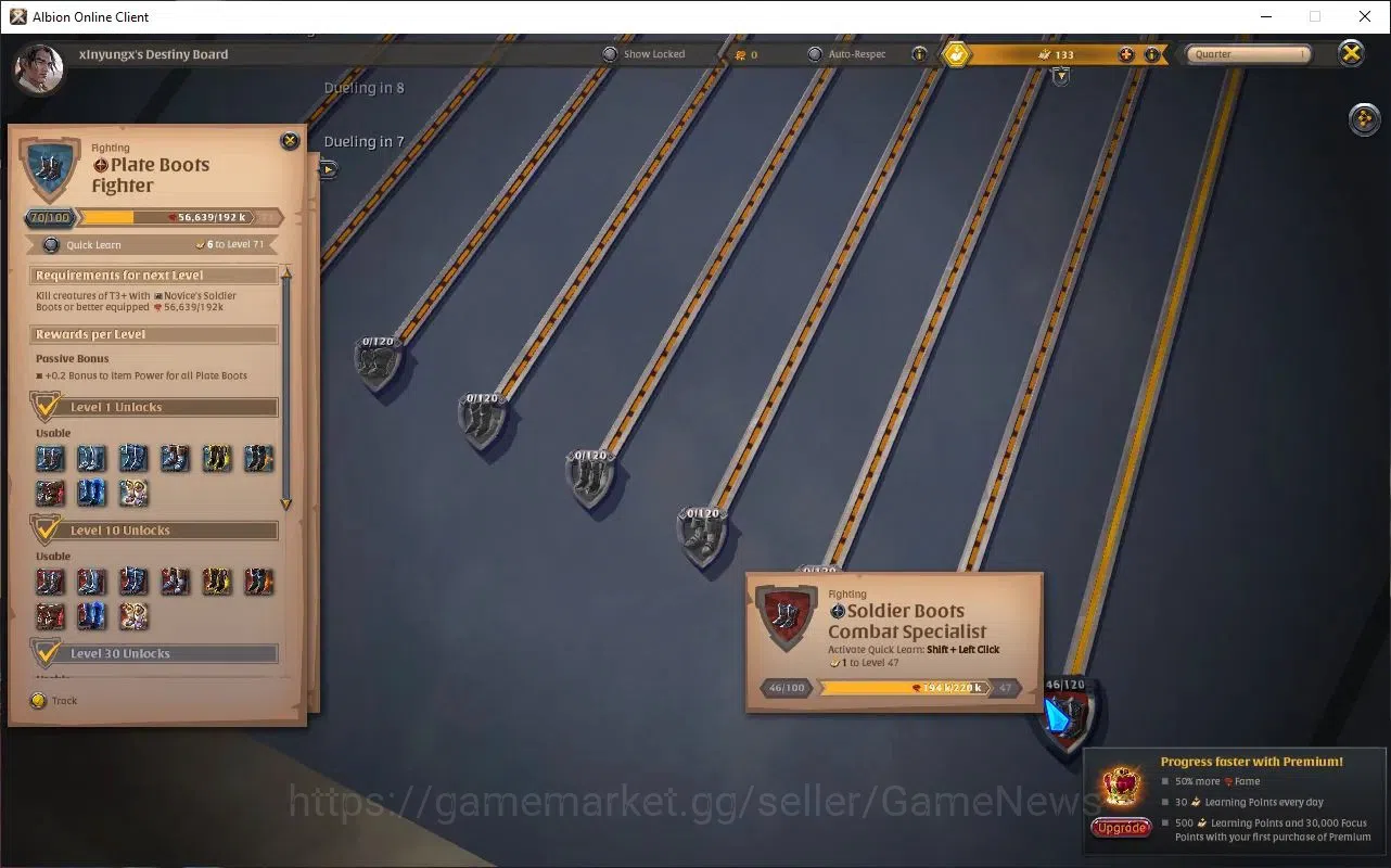 Albion Online Accounts ASIA | 2,89M Total Fame - 10M Silver | T8 Ore Mine image 8