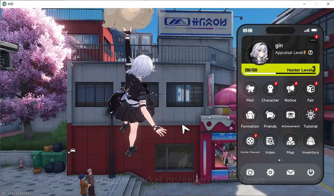 Neverness to Everness Accounts GLOBAL SEA|HL 3|1 Limited (Hatori A1), 6 A Class|3 Selector ON|Orchid Breese Glider|Female 4