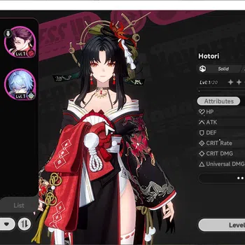 Neverness to Everness Accounts GLOBAL SEA|HL 3|1 Limited (Hatori A1), 6 A Class|3 Selector ON|Orchid Breese Glider|Female