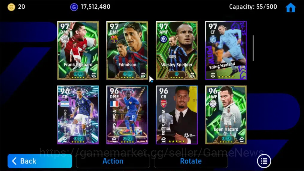 eFootball Accounts Android|Epic Marco van Basten,Gerrard,Edmilson,Rij image 5