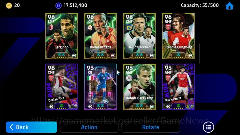 eFootball Accounts Android|Epic Marco van Basten,Gerrard,Edmilson,Rij image 6