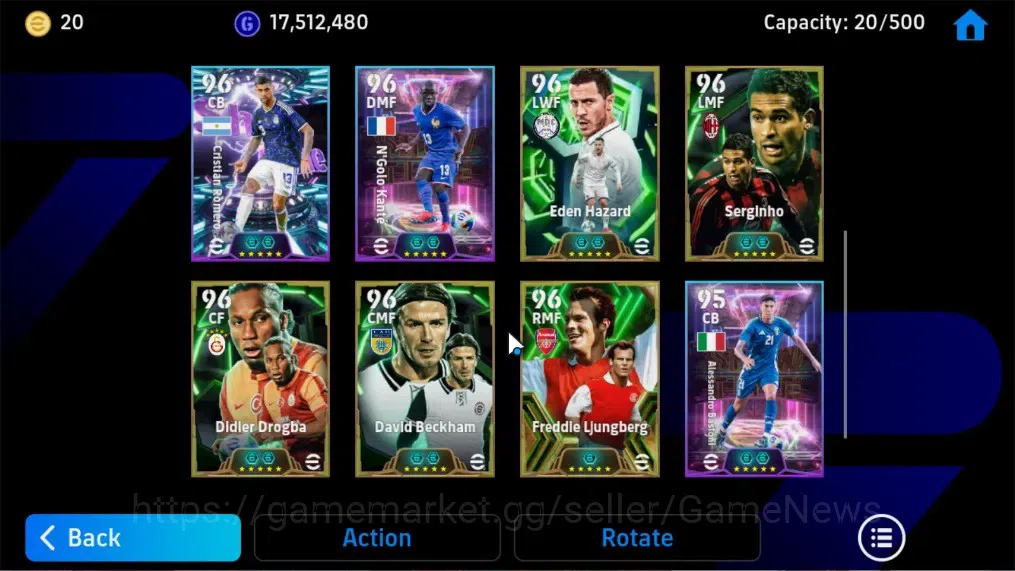 eFootball Accounts Android|Epic Marco van Basten,Gerrard,Edmilson,Rij image 8
