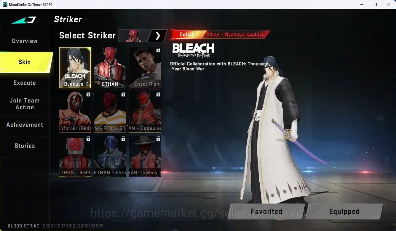 Blood Strike Accounts ASIA|Ultra Lightblade-DarkForce|1 Collab Gun: MCX image 10