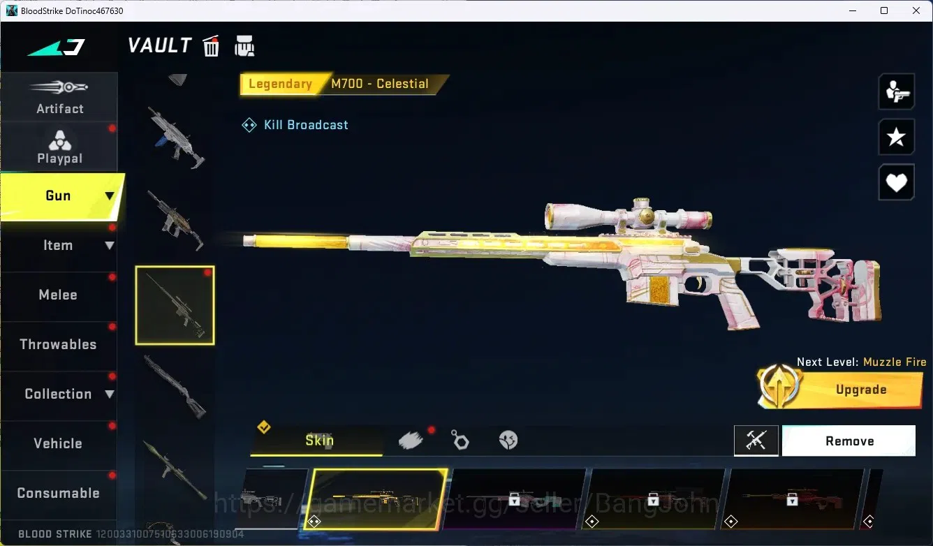 Blood Strike Accounts ASIA|Ultra Lightblade-DarkForce|1 Collab Gun: MCX image 3