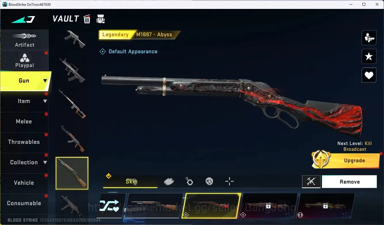 Blood Strike Accounts ASIA|Ultra Lightblade-DarkForce|1 Collab Gun: MCX image 6