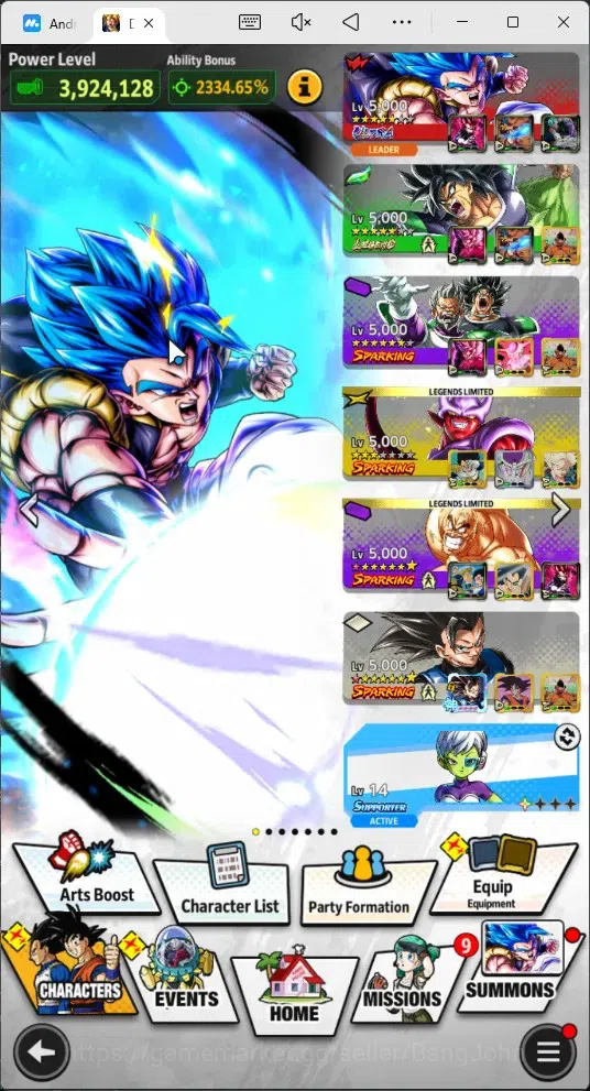 Dragon Ball Legends Accounts Android | Lvl 149|11.5M Total Power|161 CC|2 UL|2 image 15