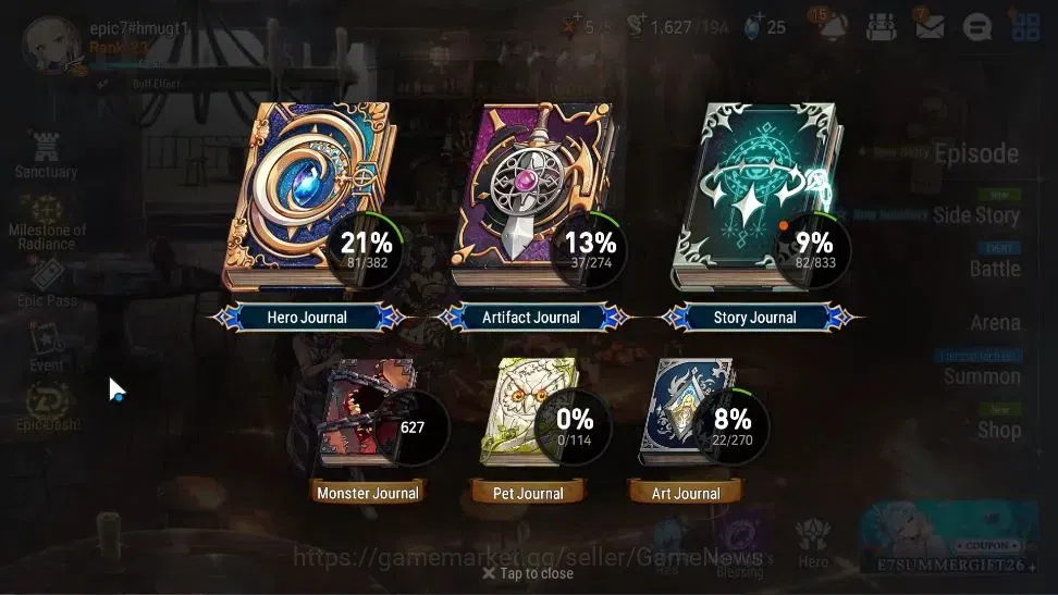 Epic Seven Accounts High-End GLOBAL UnVerif|New Era| 2 ML (LOT Scales,Solitaria of Snow)+Cecilia,Kise,Yulha,Iseria|8,5k 3
