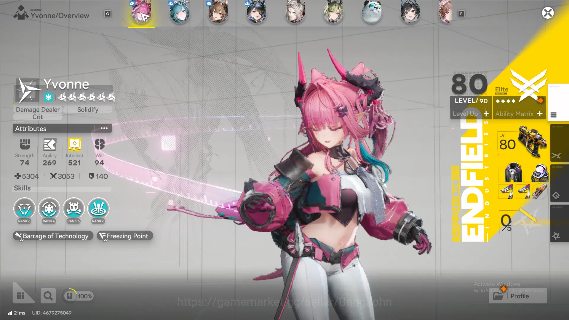 Arknights: Endfield Accounts ASIA | 4Limit+1Sign |Laevatain p1 Sign,Yvonne,Gilb image 1