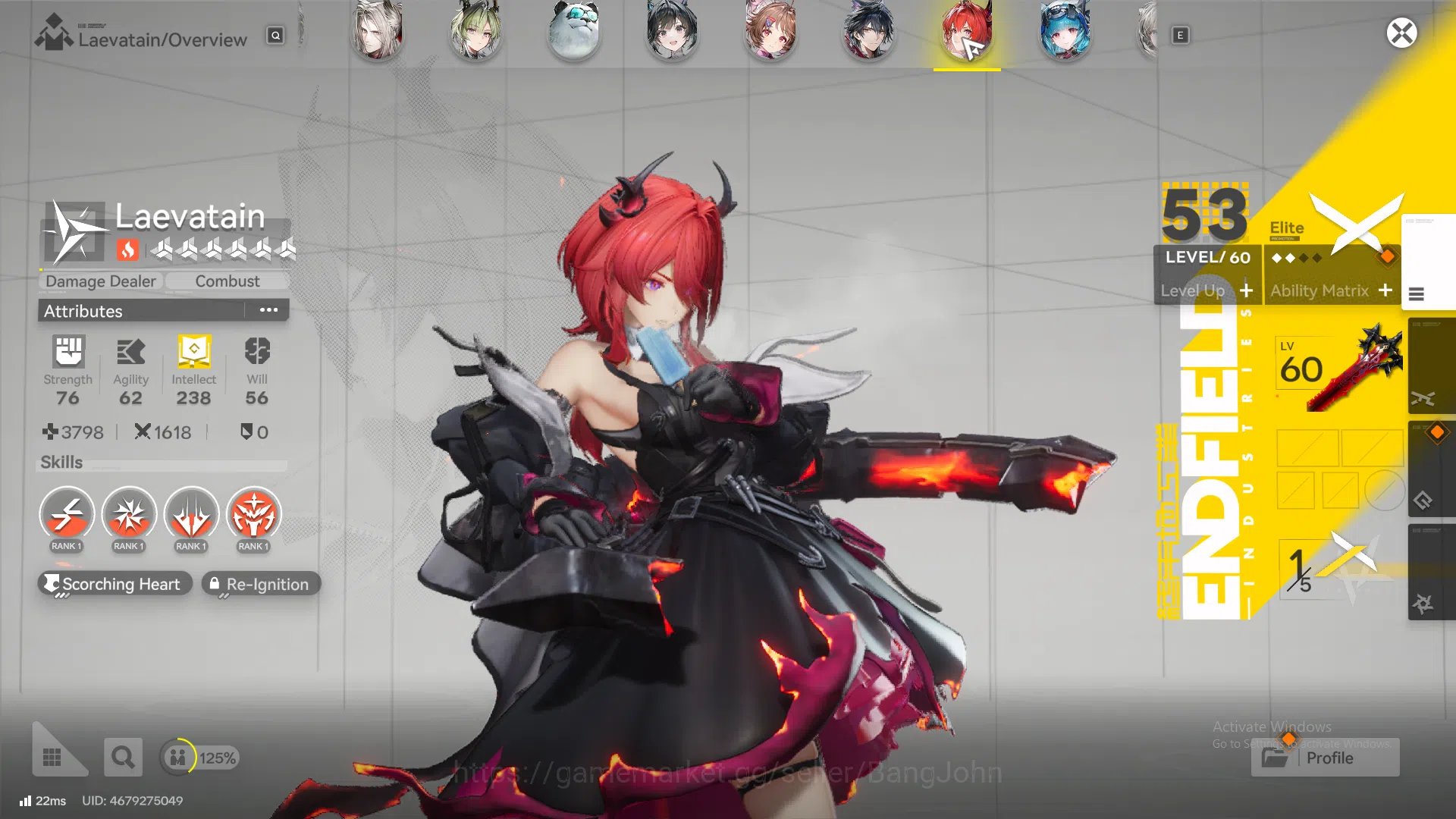 Arknights: Endfield Accounts ASIA | 4Limit+1Sign |Laevatain p1 Sign,Yvonne,Gilberta,Tangtang Lastrite,Lifeng,Pogra,Ardelia 4