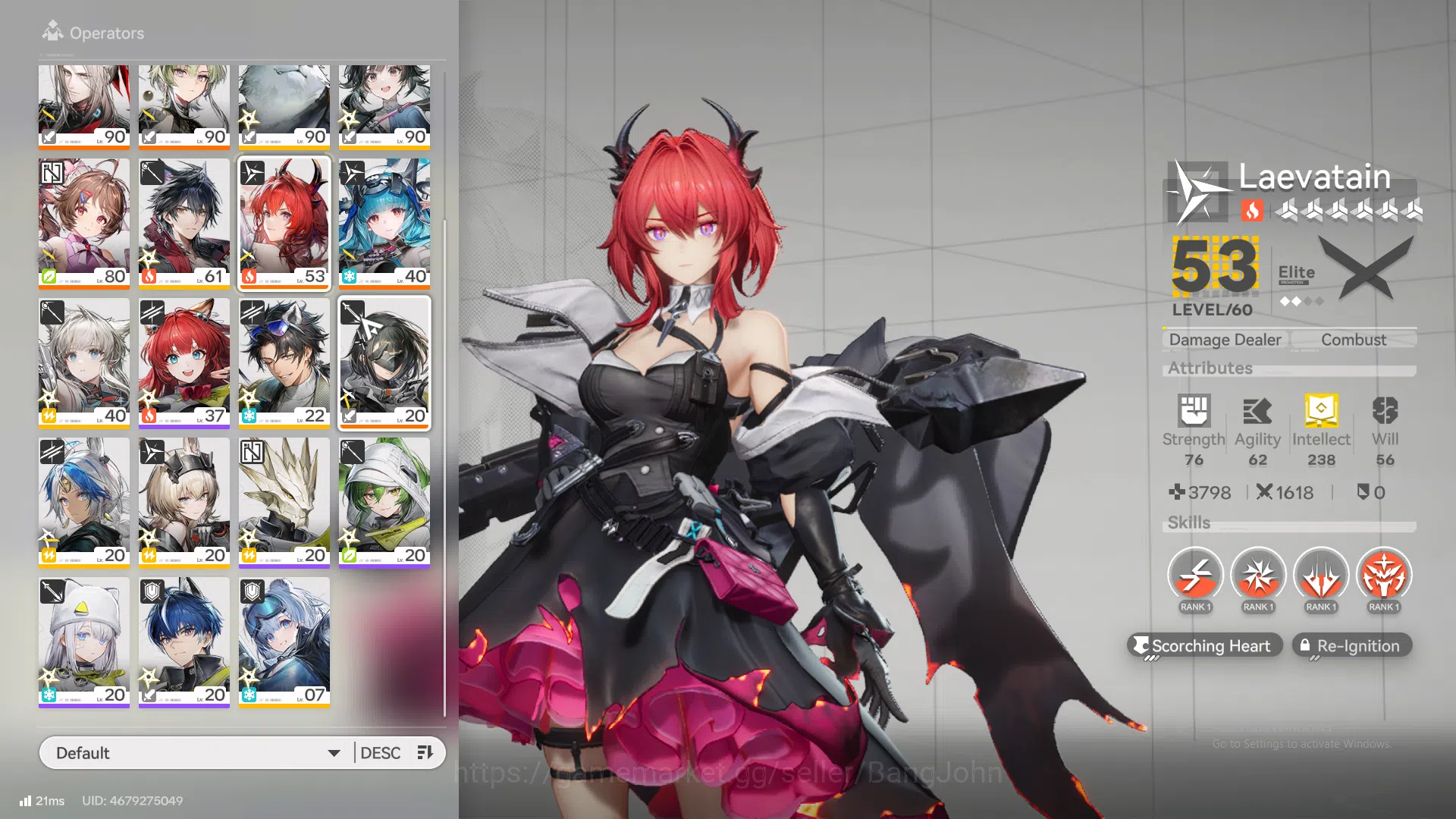 Arknights: Endfield Accounts ASIA | 4Limit+1Sign |Laevatain p1 Sign,Yvonne,Gilberta,Tangtang Lastrite,Lifeng,Pogra,Ardelia 6