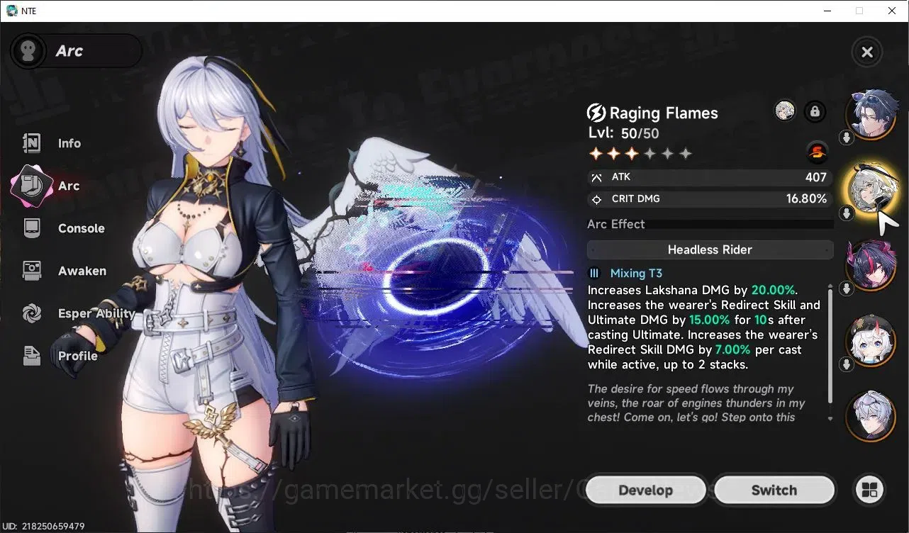 Neverness to Everness Accounts GLOBAL SEA|HL 44|TL 32|3 Limited 10