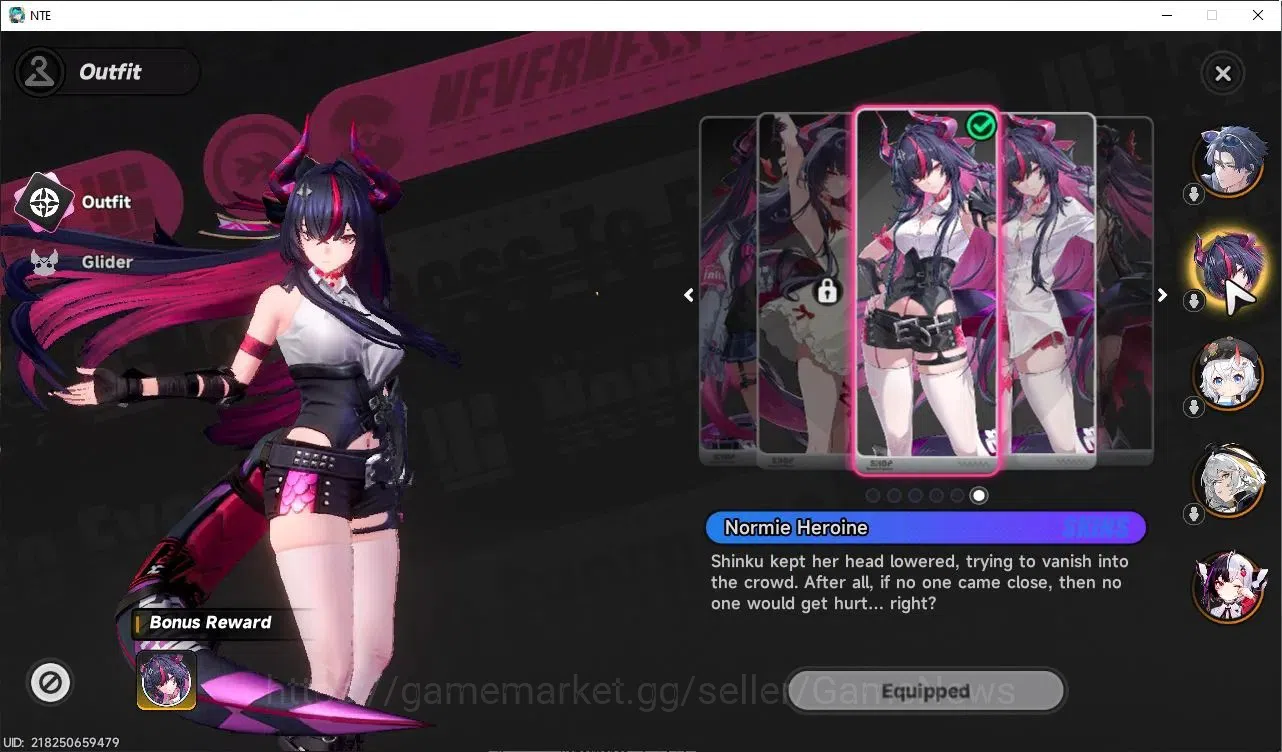 Neverness to Everness Accounts GLOBAL SEA|HL 44|TL 32|3 Limited 14