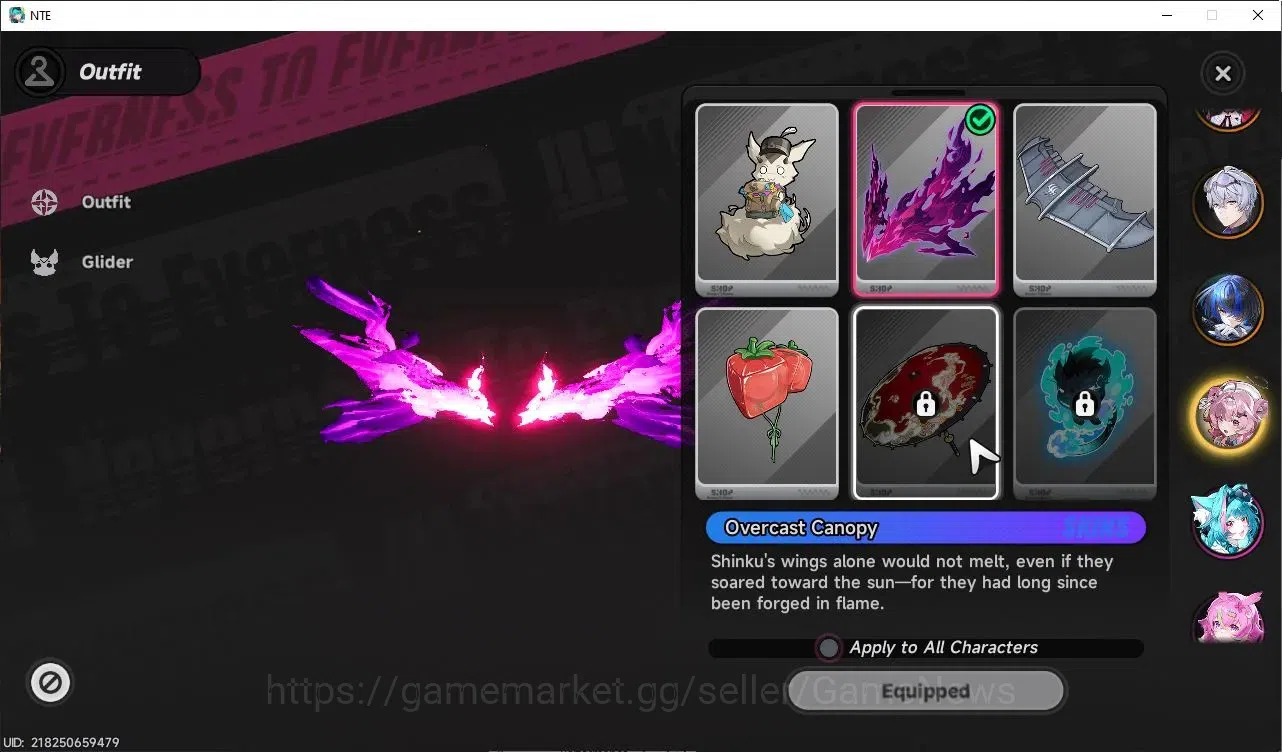 Neverness to Everness Accounts GLOBAL SEA|HL 44|TL 32|3 Limited 15