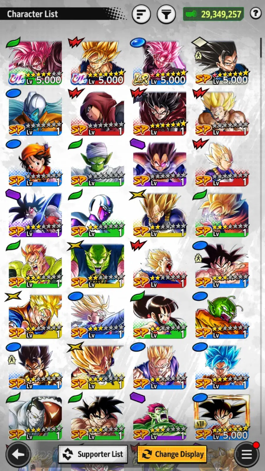 Dragon Ball Legends Accounts Android | Lvl 147|29M Total Power|35K CC|1 LR|2 UL image 6