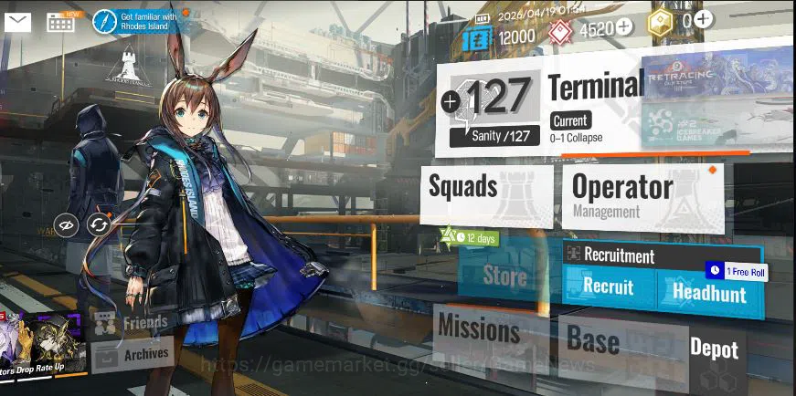 Arknights Accounts Lv 1 | 15 Operator | 4k+ Orundum | 1 Limited | [Si image 6