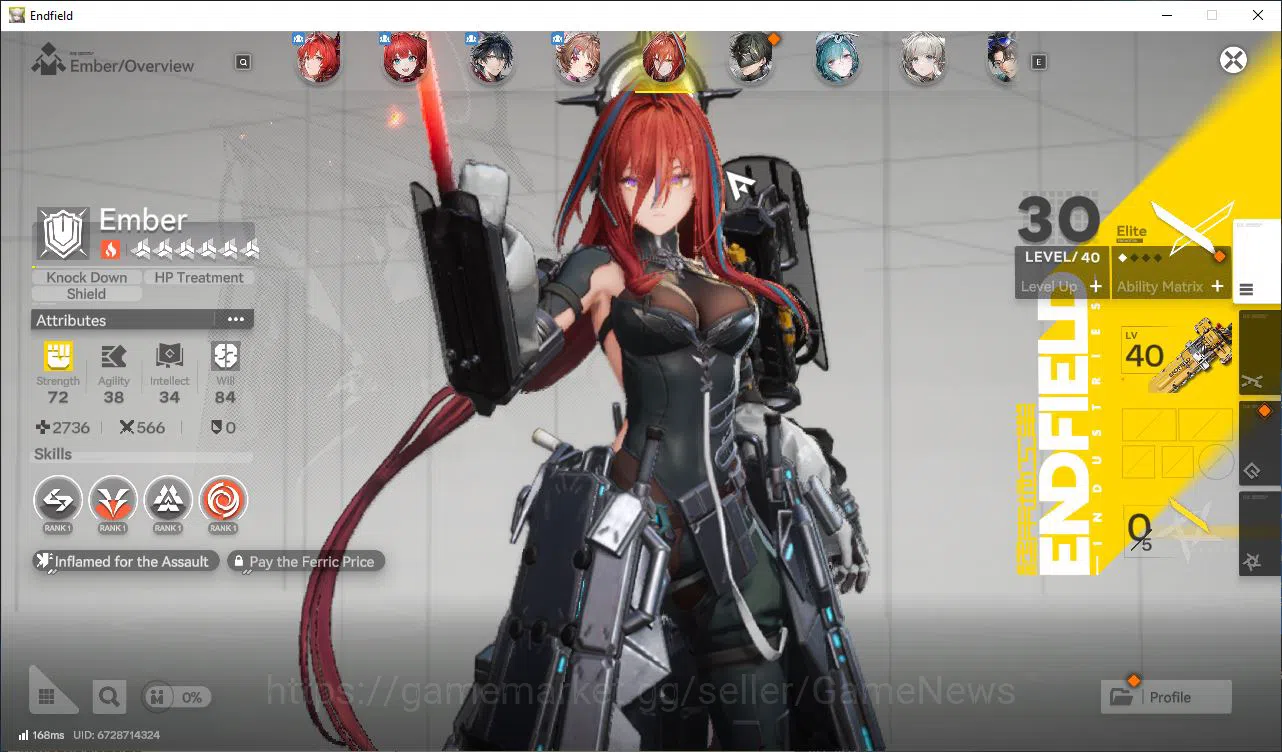 Arknights: Endfield Accounts NA/EU [Best Choice]|5K Arsenal + 85 Ori&40K ORO|[L image 3