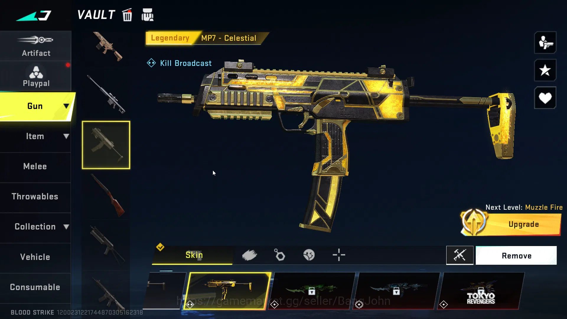 Blood Strike Accounts ASIA| ETERNAL Scorpious Voucher|7DS AK47,Kar98k,QB image 18