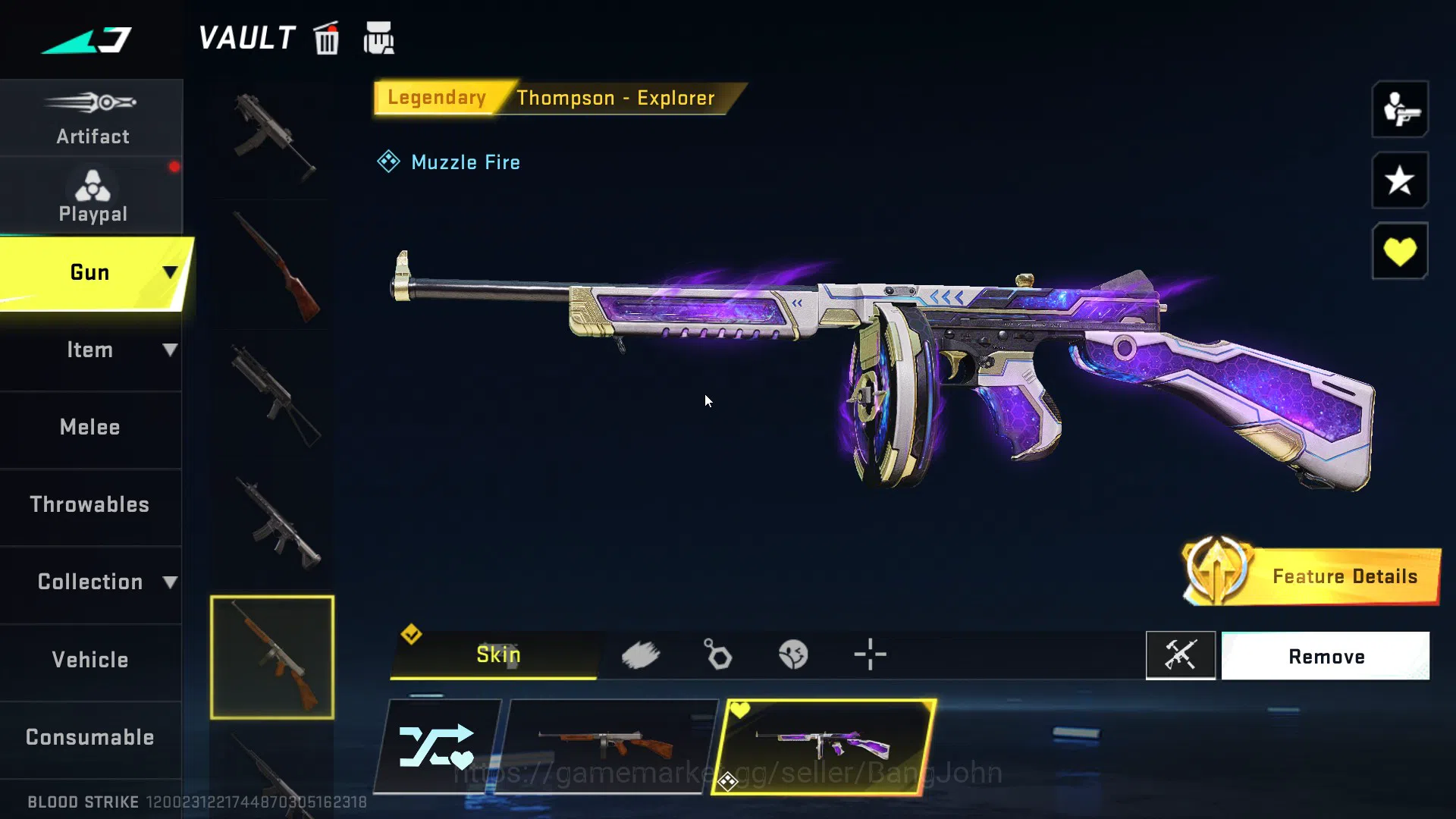 Blood Strike Accounts ASIA| ETERNAL Scorpious Voucher|7DS AK47,Kar98k,QB image 19