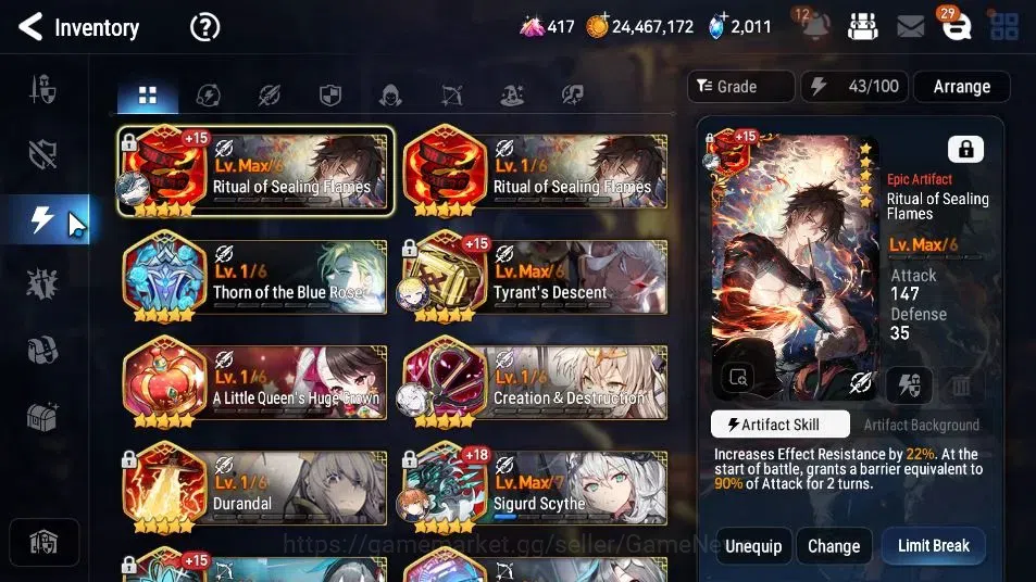 Epic Seven Accounts GLOBAL Unverif|21 ML(School Nurse Yulha,Salome,LOT image 17
