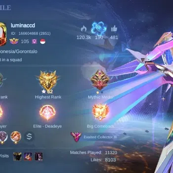 Mobile Legends: Bang Bang Accounts Others Global|Skin 418|Exalted|Legend Miya+Freya,KOF Karina,Asprirant Ruby,LBox