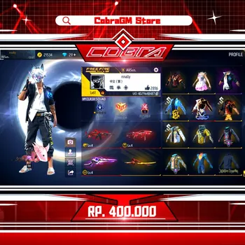 Free Fire Accounts Akun Free Fire Vault 428 | Evo 3 | Solar Esclipe | Jujutsu Kaisen | Poker | FJoker | Foxlight | Genji