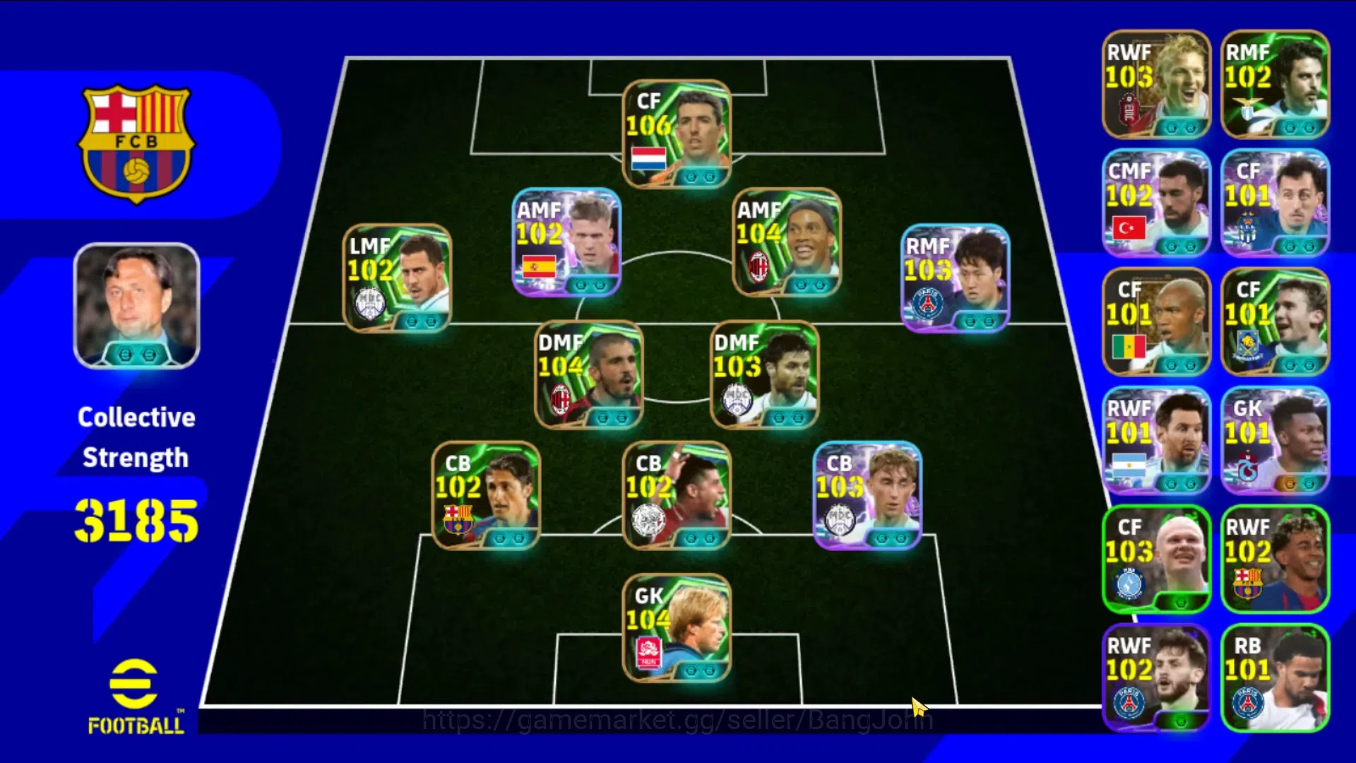 eFootball Accounts Android|PW 3185|Epic Ronaldinho, Makaay, Gennaro,  image 6