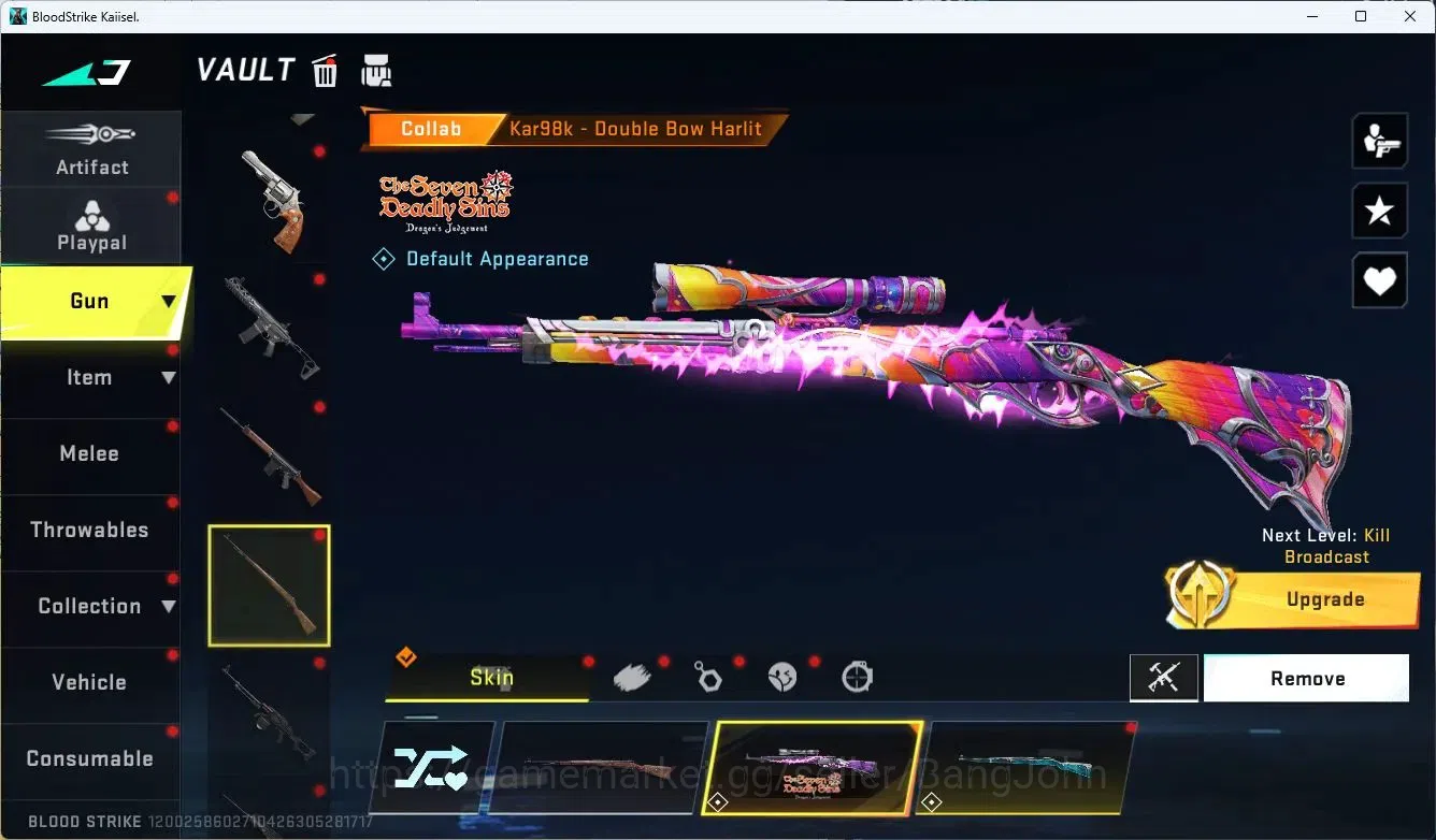 Blood Strike Accounts ASIA | Eternal Desert Eagle-Scorpius|3 EVA|3 7DS|3 image 17