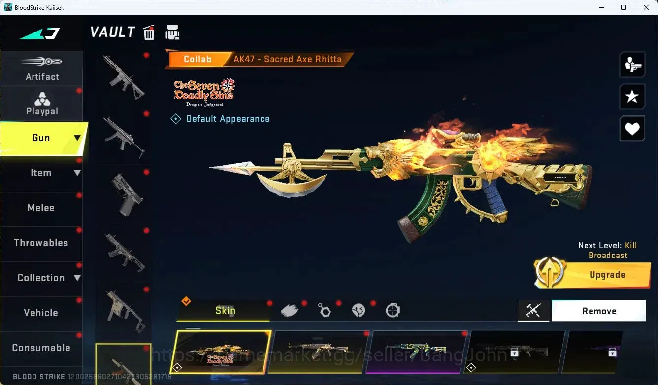 Blood Strike Accounts ASIA | Eternal Desert Eagle-Scorpius|3 EVA|3 7DS|3 image 9