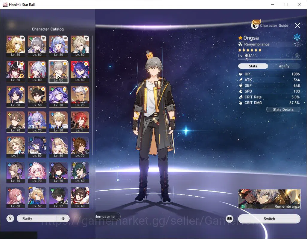Honkai Star Rail Accounts Asia|TL 69|10 Limited|[Robin,Sparkle]+Sign,Aglaea  image 4