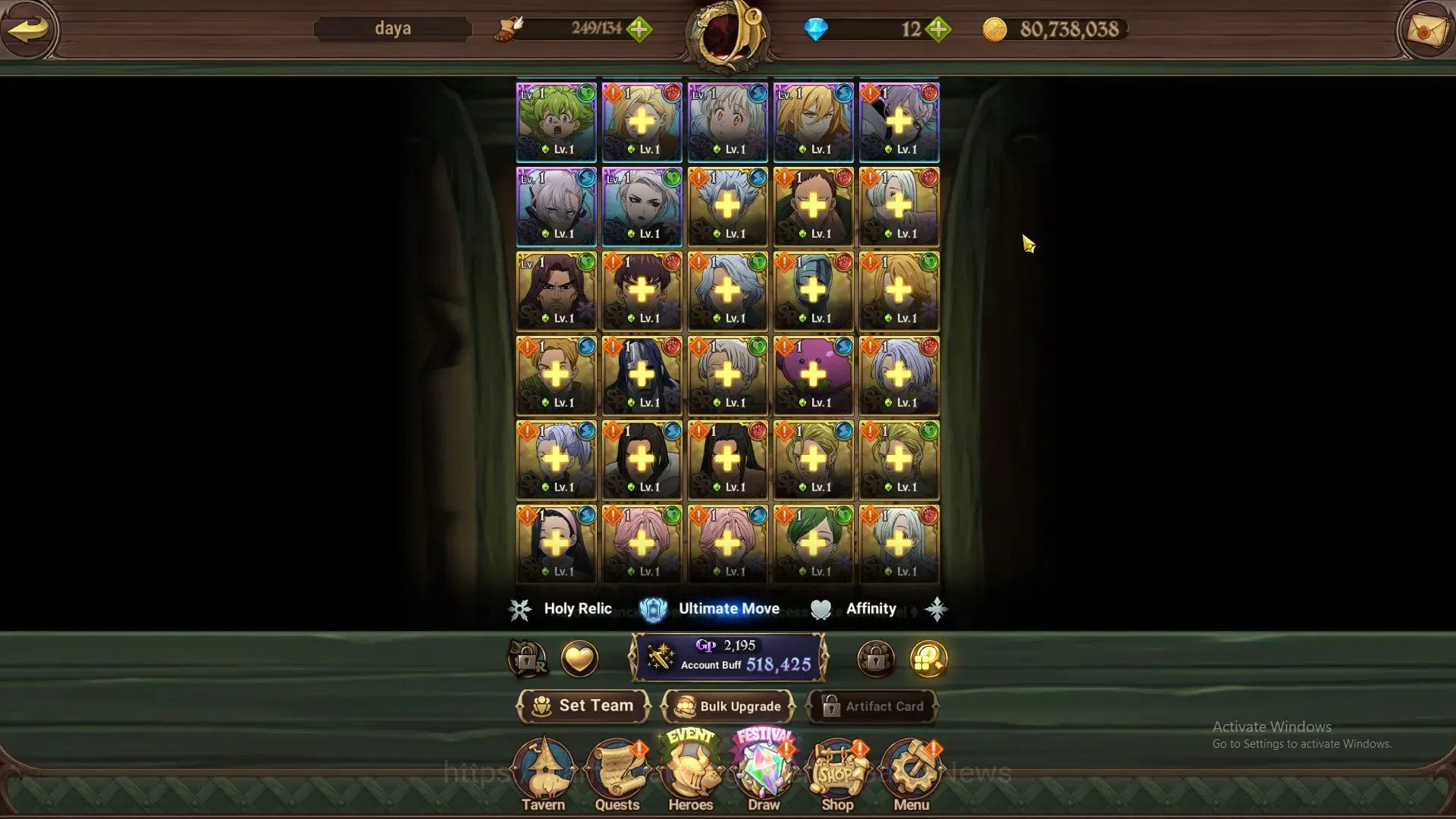 The Seven Deadly Sins: Grand Cross Accounts Global|518K CC|30 LS+12 DM|1 LR 5 UR|Elizabeth,Nem image 10